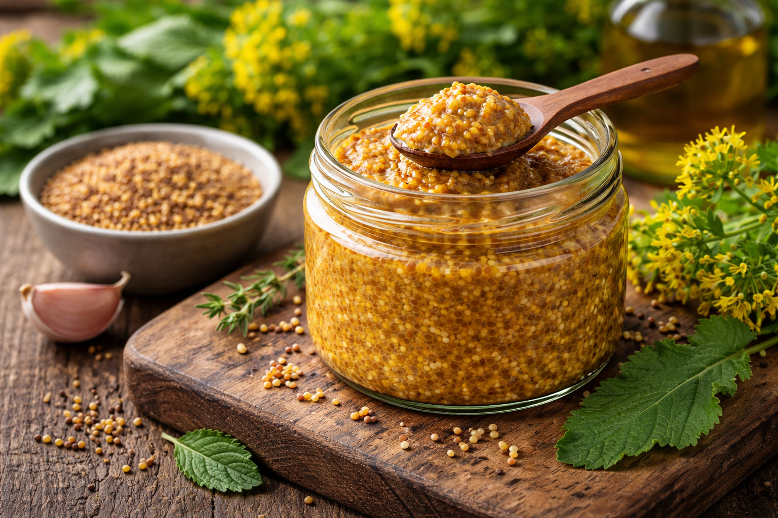 🥄 Rôtisseur-Senf – würzig, körnig, selbstgemacht!